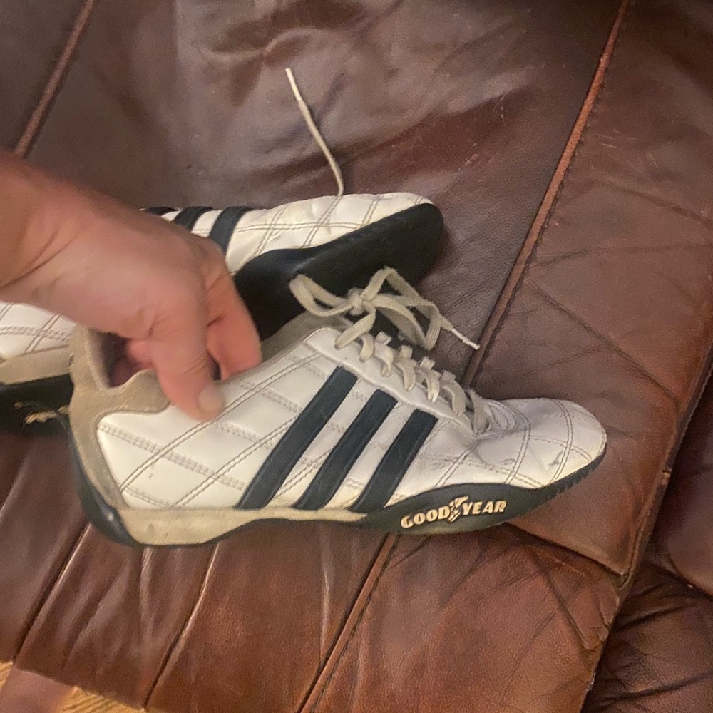 Adidas White and Black Sneakers